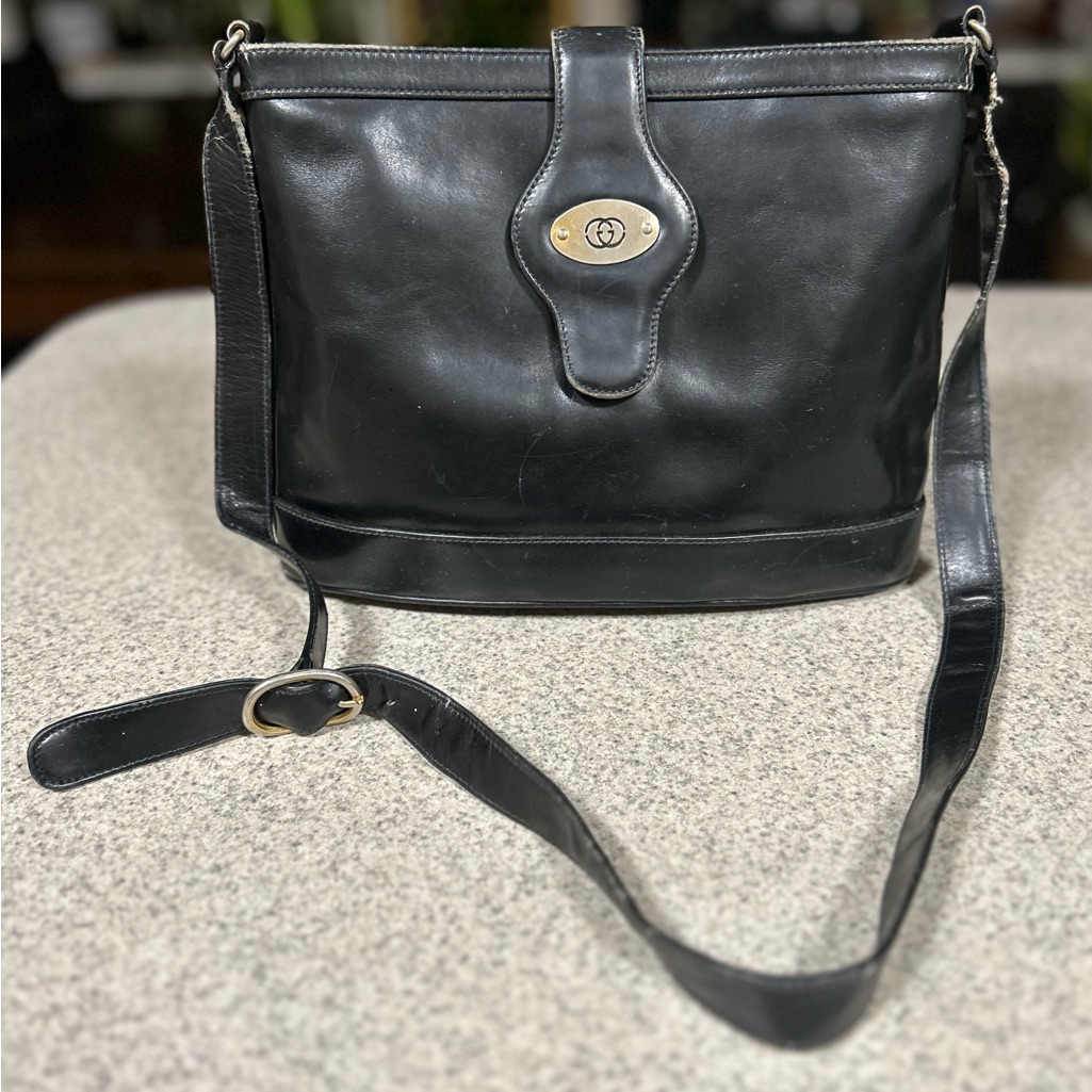 Authentic Gucci Shoulder Bag Genuine Leather